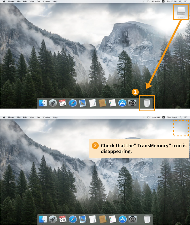 παράδειγμα οθόνης σε macOS